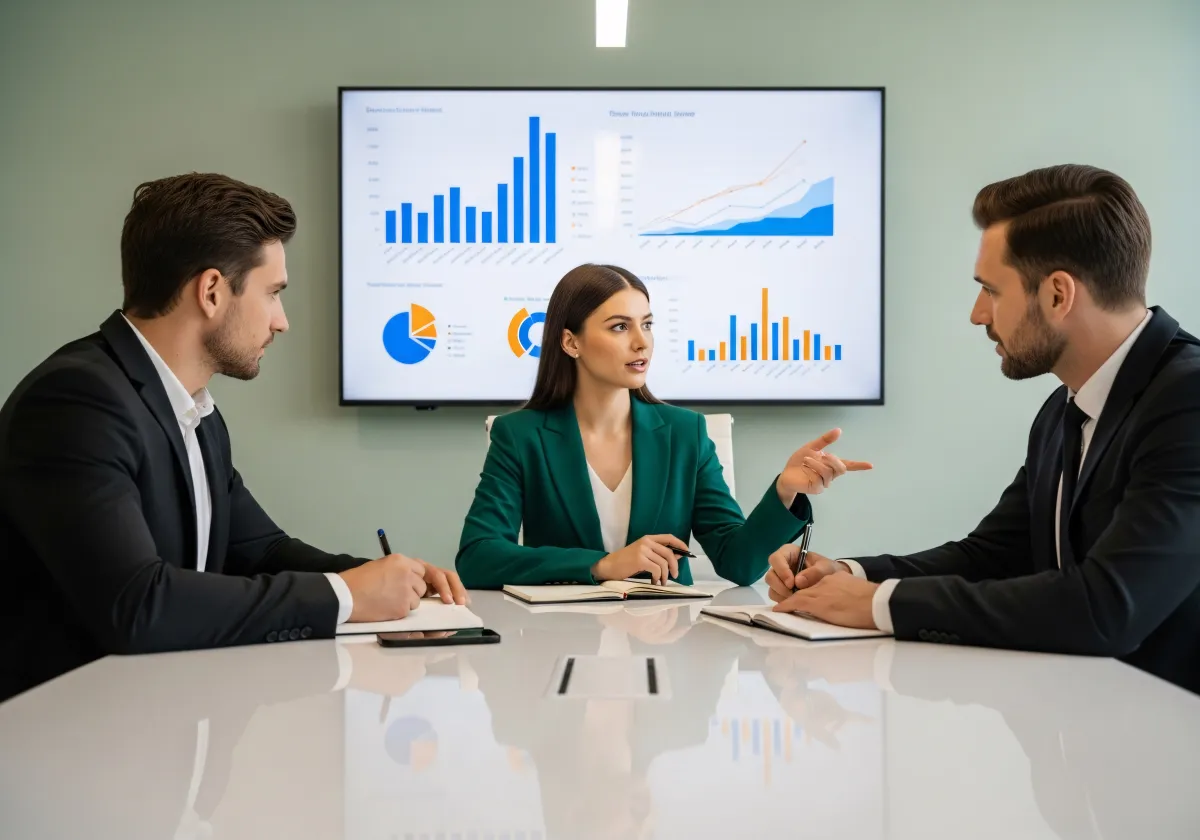 Sessão de consulta motivacional em ambiente profissional