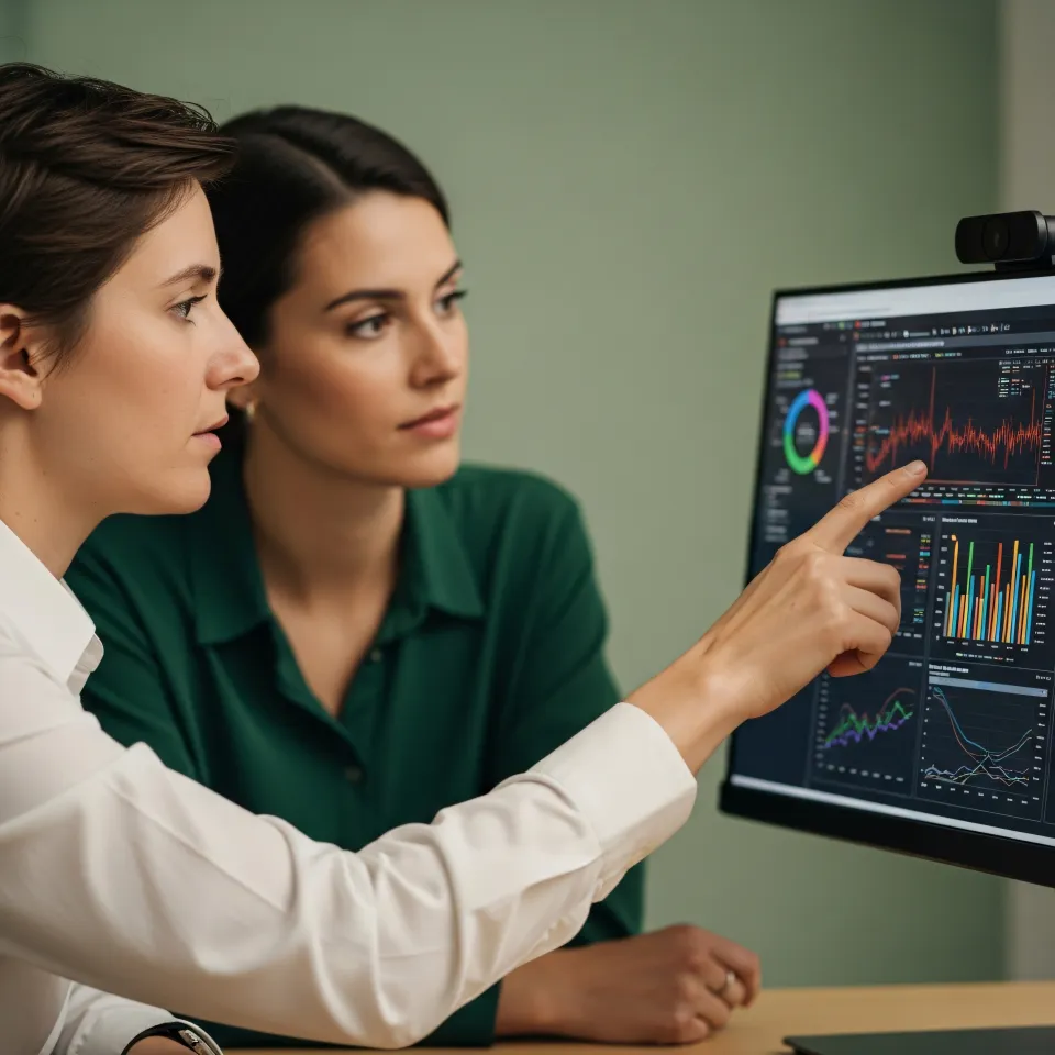 Equipa a colaborar sobre análise de liquidez